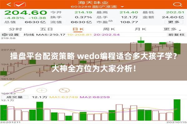 操盘平台配资策略 wedo编程适合多大孩子学？大神全方位为大家分析！