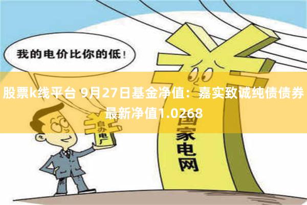 股票k线平台 9月27日基金净值：嘉实致诚纯债债券最新净值1.0268