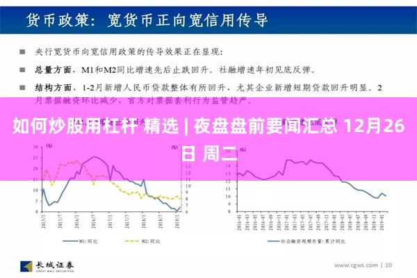 如何炒股用杠杆 精选 | 夜盘盘前要闻汇总 12月26日 周二