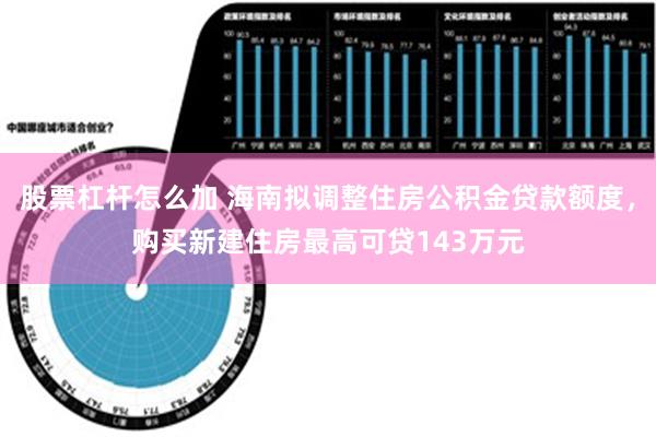 股票杠杆怎么加 海南拟调整住房公积金贷款额度，购买新建住房最高可贷143万元