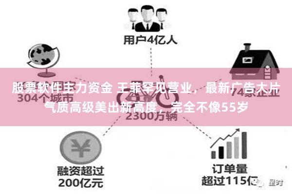 股票软件主力资金 王菲罕见营业，最新广告大片气质高级美出新高度，完全不像55岁